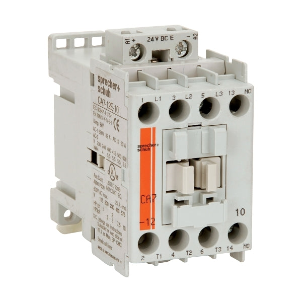 S&S CA7 Contactor 7.5kW 4Pole 24VDC Coil 2NO 2NC Contact Auxiliary