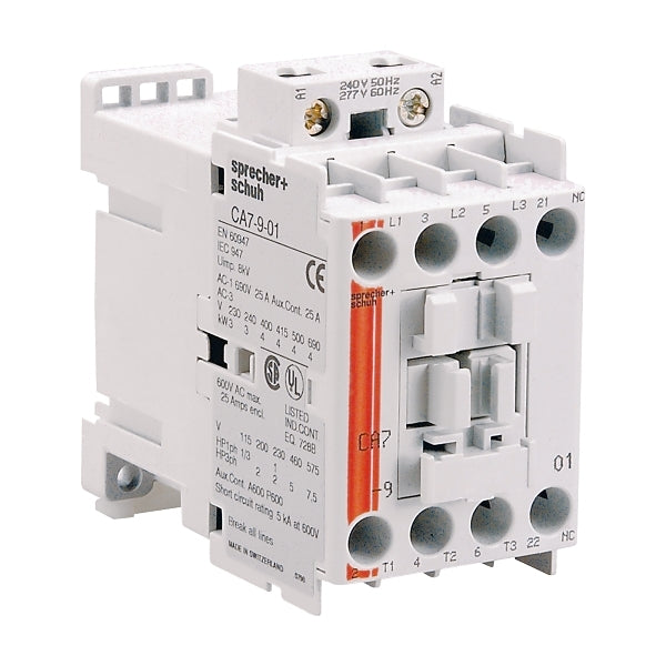S&S CA7 Contactor 4kW 4Pole 110VAC Coil 2NO 2NC Contact Auxiliary