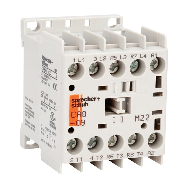 S&S CA8 Contactor Mini 5.5kW 4Pole 240VAC Coil