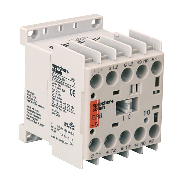 S&S CA8 Contactor Mini 4kW 3Pole 110VAC Coil 1NO Contact Auxiliary