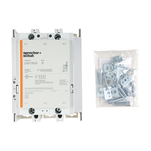 S&S CA9 Contactor 425kW 3Pole 100 to 250VAC and VDC Electronic Coil 1NO 1NC Contact Auxiliary***EMAIL/TEXT FOR PRICING***