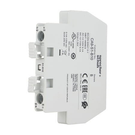 S&S CA9 Auxiliary Contact with 1NO Contact Low Power Inside Position for CA9 116 and 370