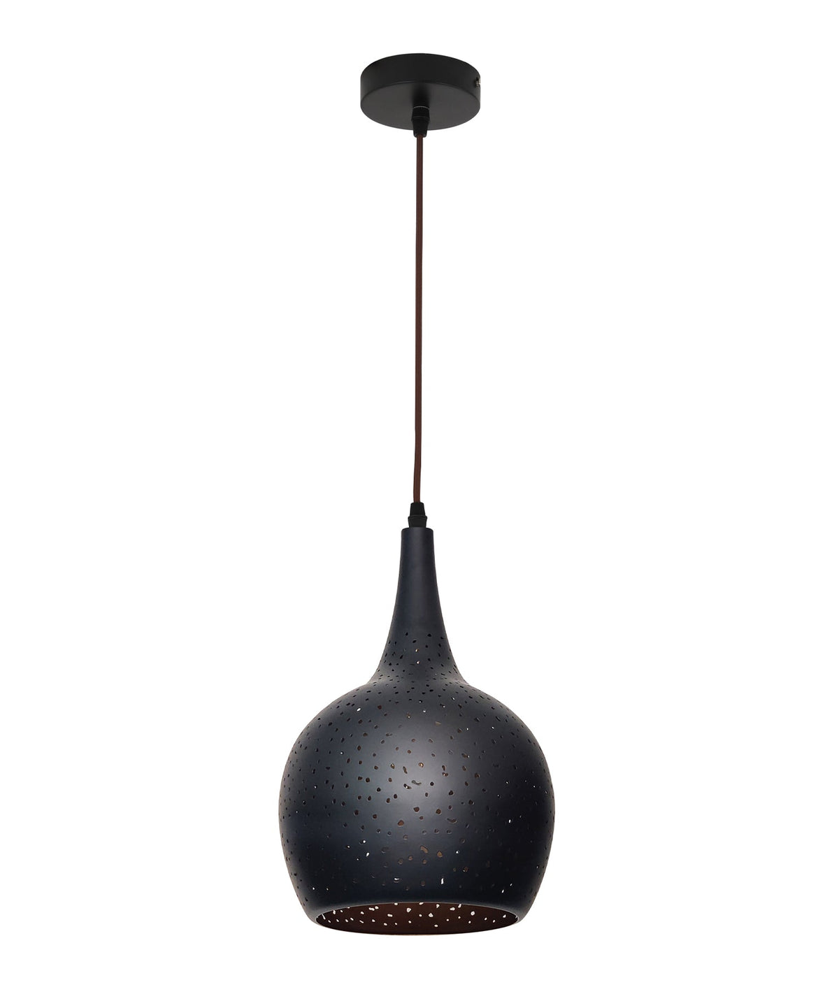 Celeste Bohemian Rustic Embossed Bell Shape Pendant Light
