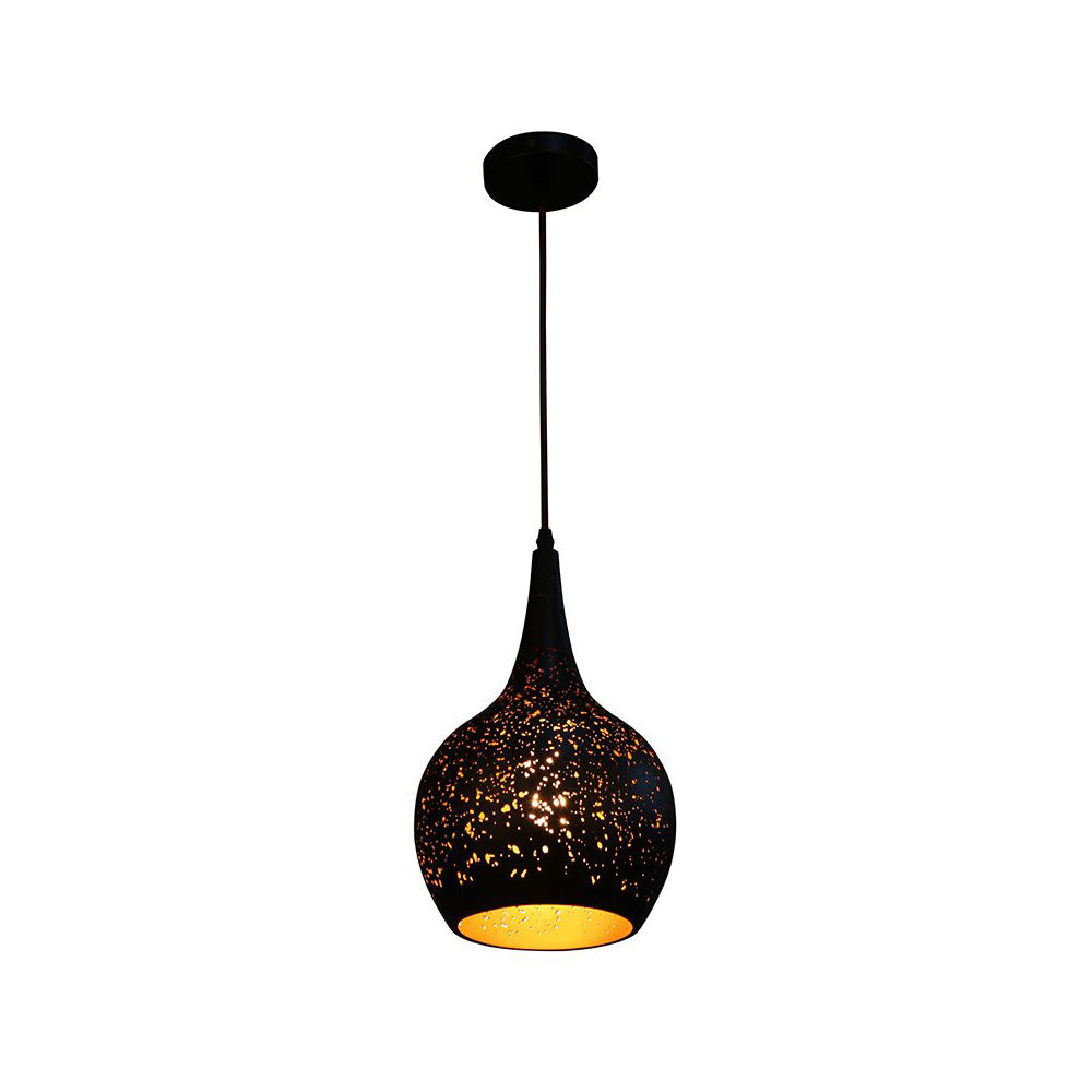 Modern Metal Pendant Black