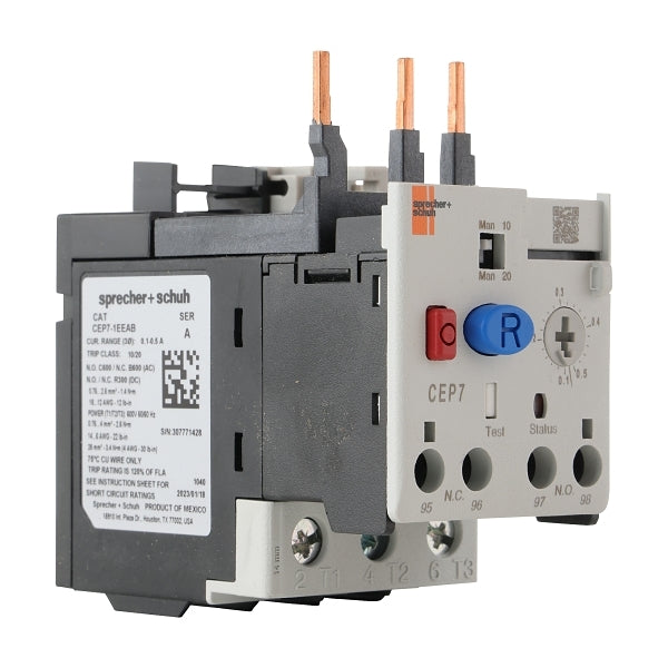 S&S CEP71 Overload Electronic Basic 0.1 to 0.5A for CA7 9 and 23A