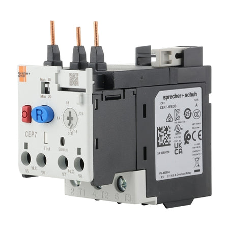 S&S CEP71 Overload Electronic Basic 3.2 to 16A for CA7 9 and 23A