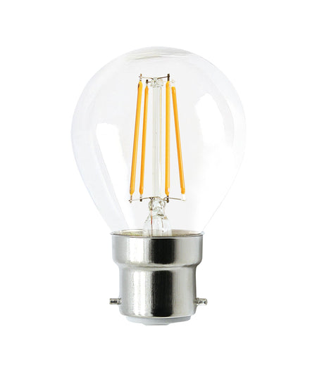 Fancy Round LED Filament Dimmable Globe (4W) - 2700K / BC (B22)