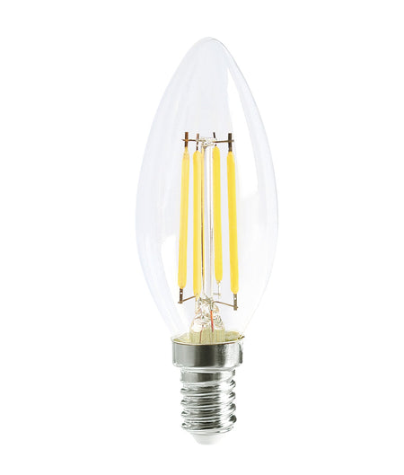 Candle LED Filament Dimmable Globe Clear Diffuser (4W) - 2700K / SES (E14)