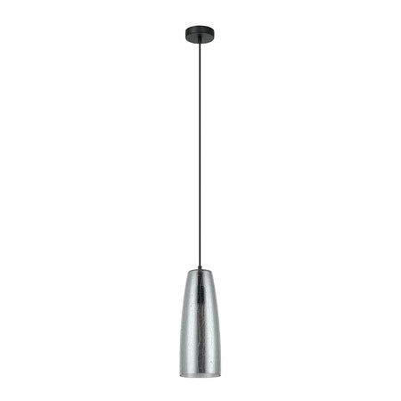 Ellipse Shape Pendant Smoke Black