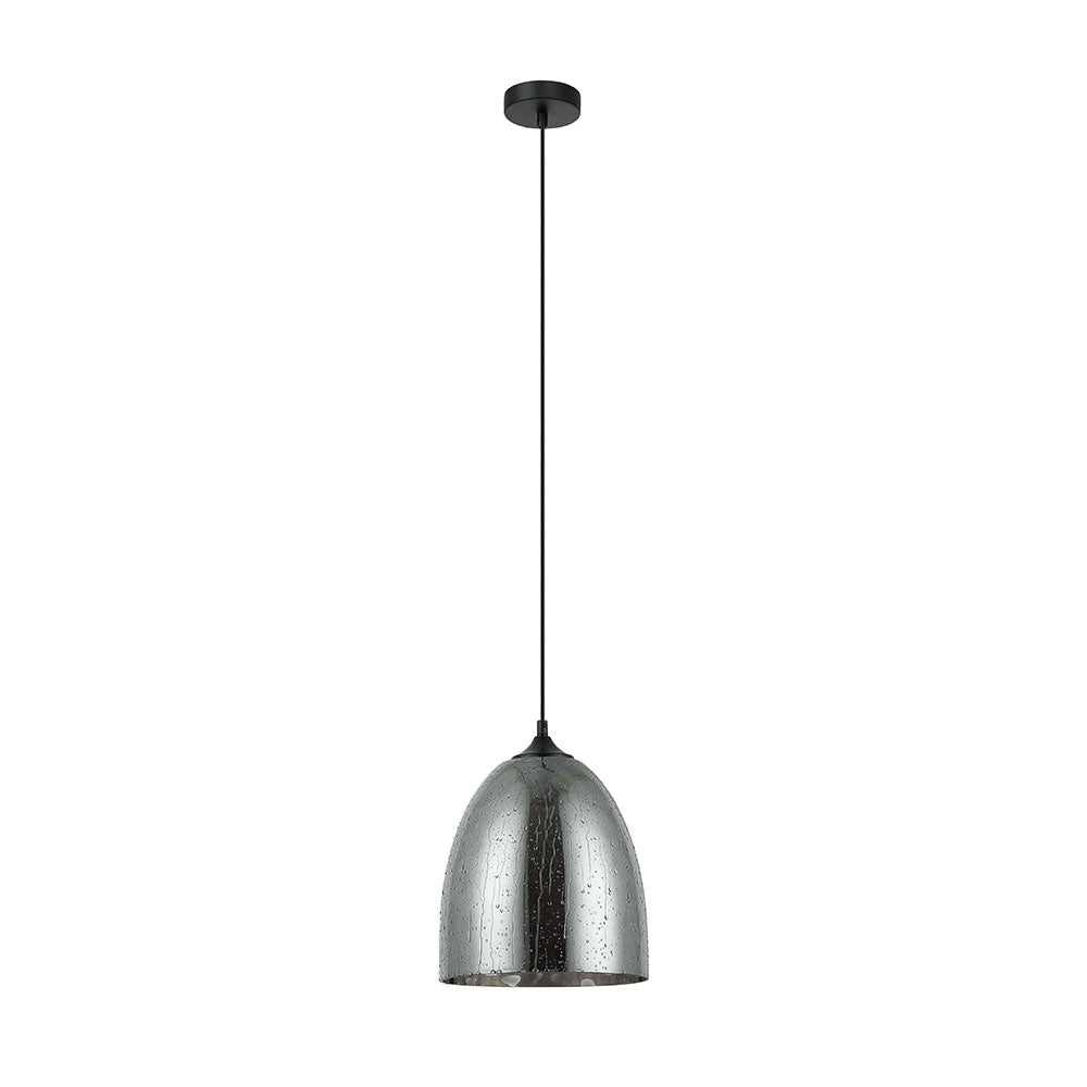 Wine Shape Pendant Smoke Black