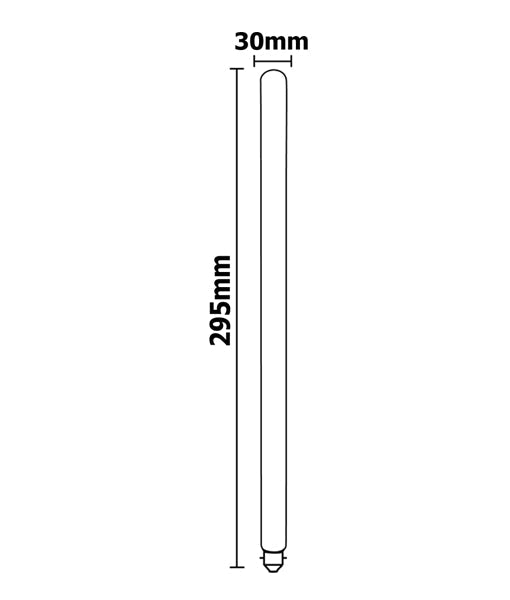 T9 Carbon Filament Globe - 295mm / ES (E27)