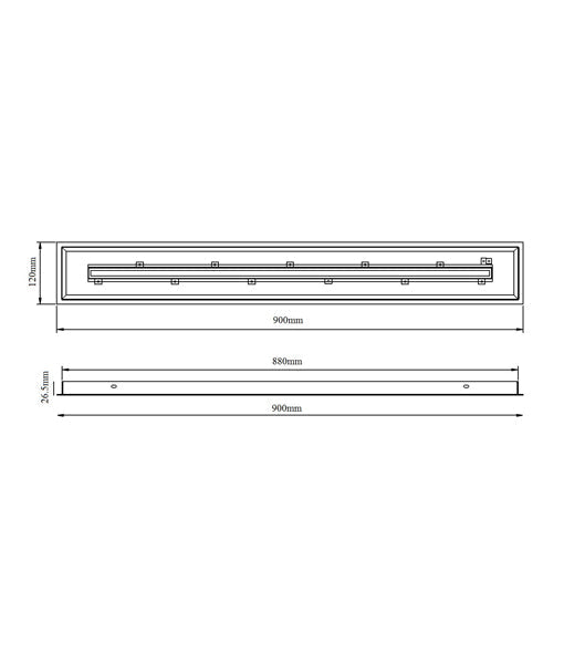 Cluster Pendant Canopy (Rectangular) - Matte White