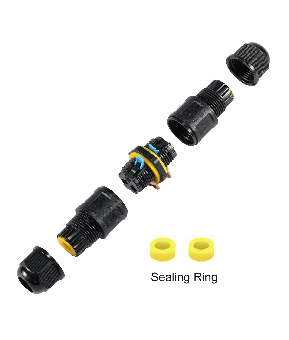 CONN005 Waterproof 2 Way Connector IP68