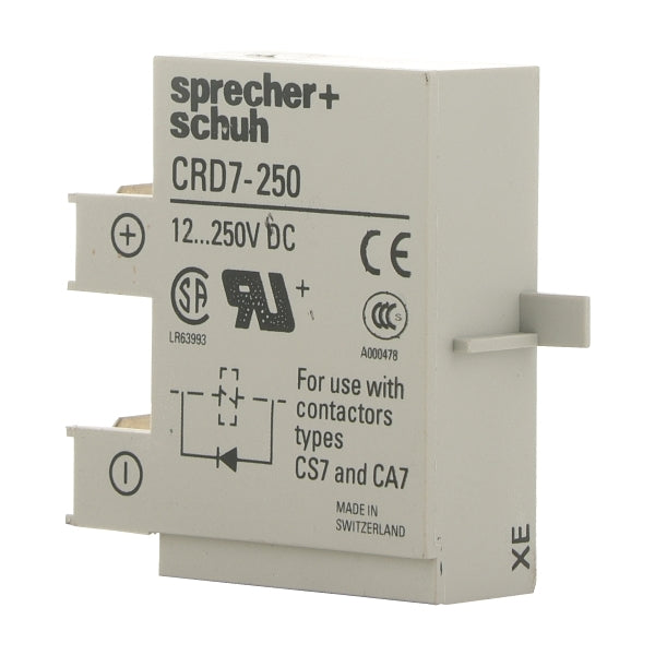 S&S CA7 Coil Suppressor Diode Module 12 to 250VDC