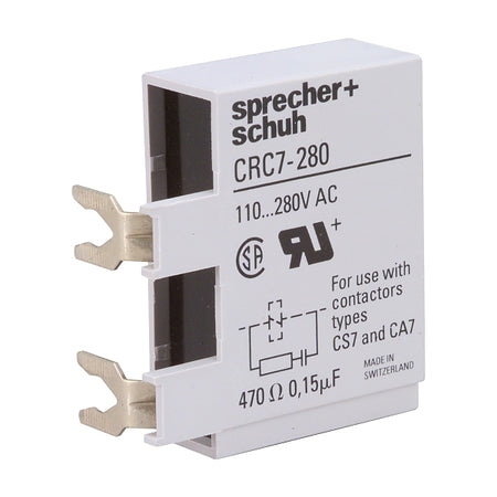 S&S CA7 Coil Suppressor Varistor Module 137 to 277VAC and 181 to 350VDC