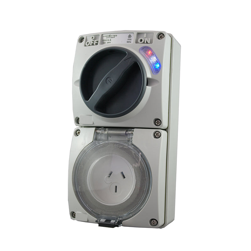 组合开关插座 3 针 20A 250V AC