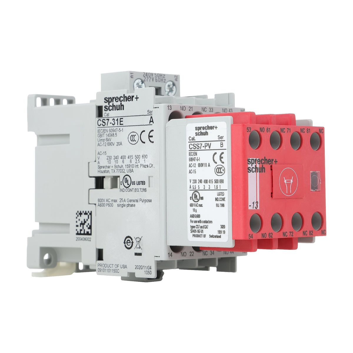 CSS762EC240VAC Safety Control Relay