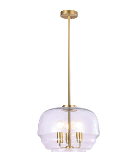 Cuad Interior Clear Wine Glass Shape Glass Shade Pendant Light