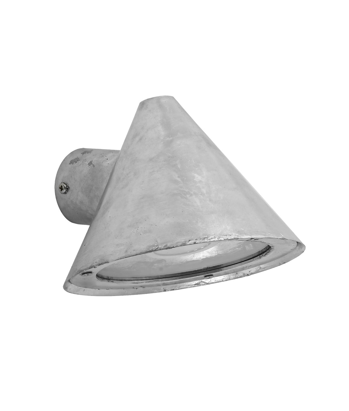 Cuchara Exterior Cone Surface Mounted Wall Light IP65 / IP44 - Galvanized Iron