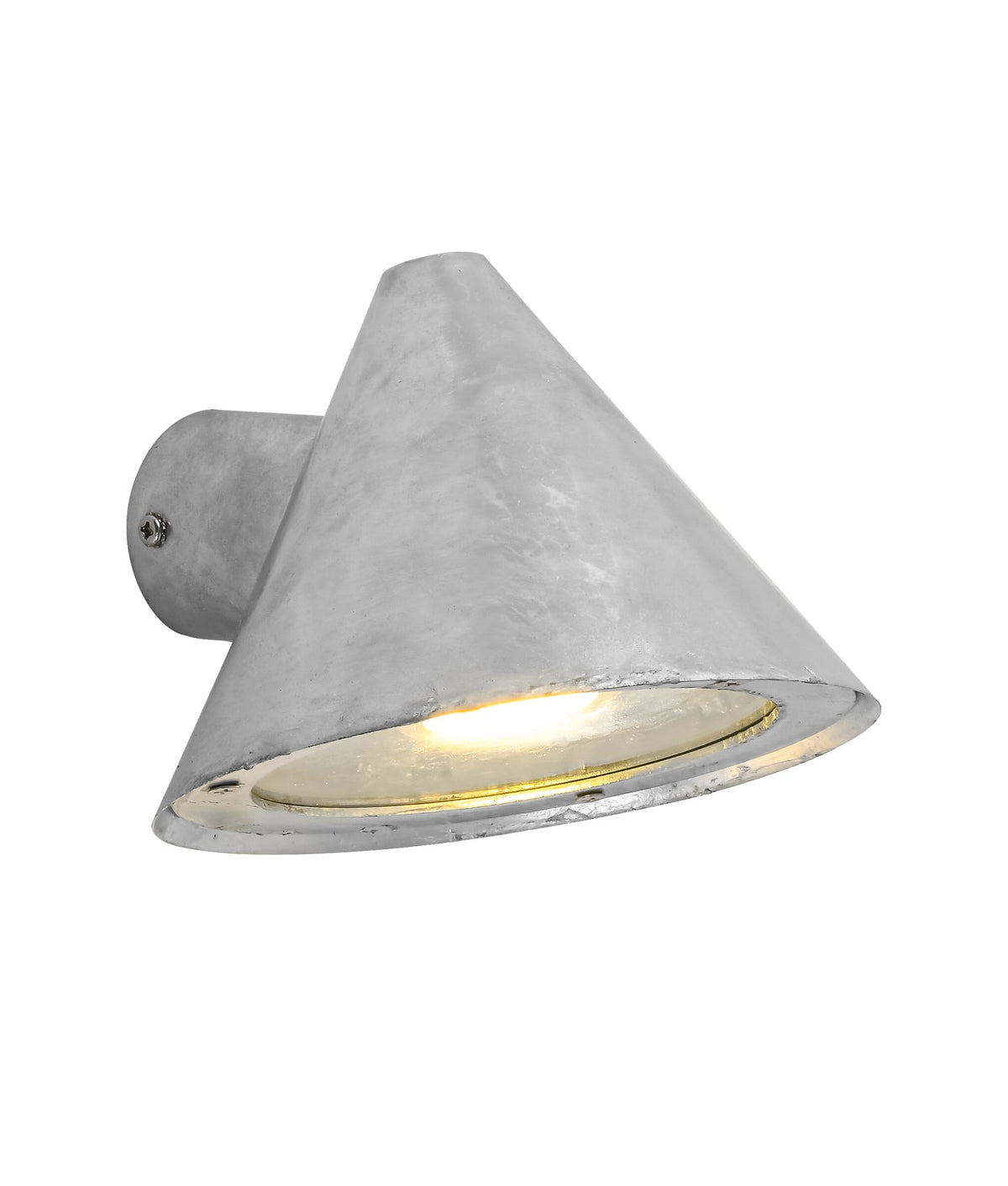 Cuchara Exterior Cone Surface Mounted Wall Light IP65 / IP44 - Galvanized Iron