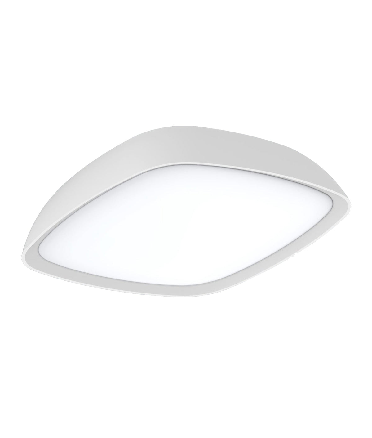 Doccia Exterior LED Round Wall / Ceiling Light IP65 - White