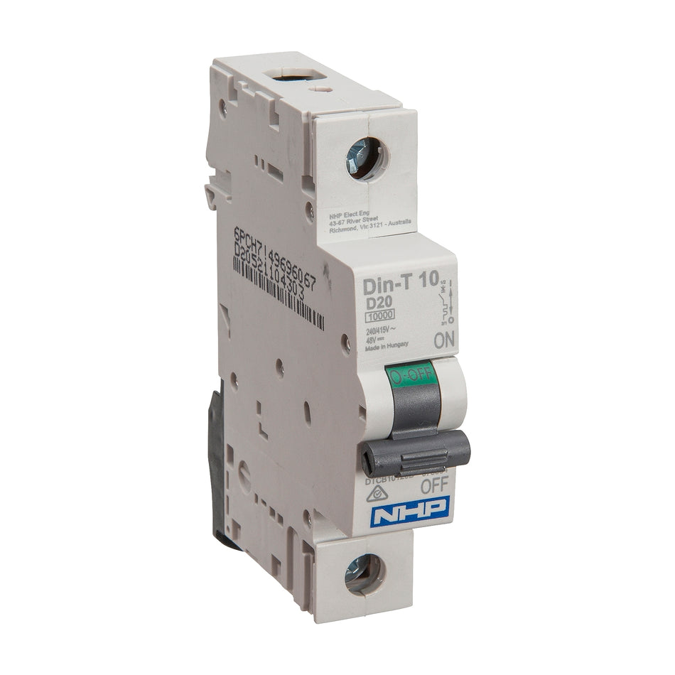 DTCB10104D MCB 10kA 1P D Curve