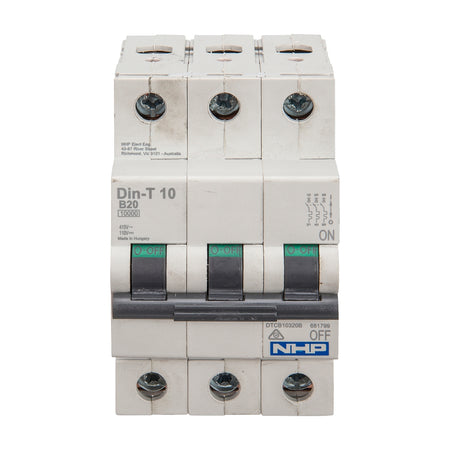 DTCB10340B MCB 10kA 3P B Curve