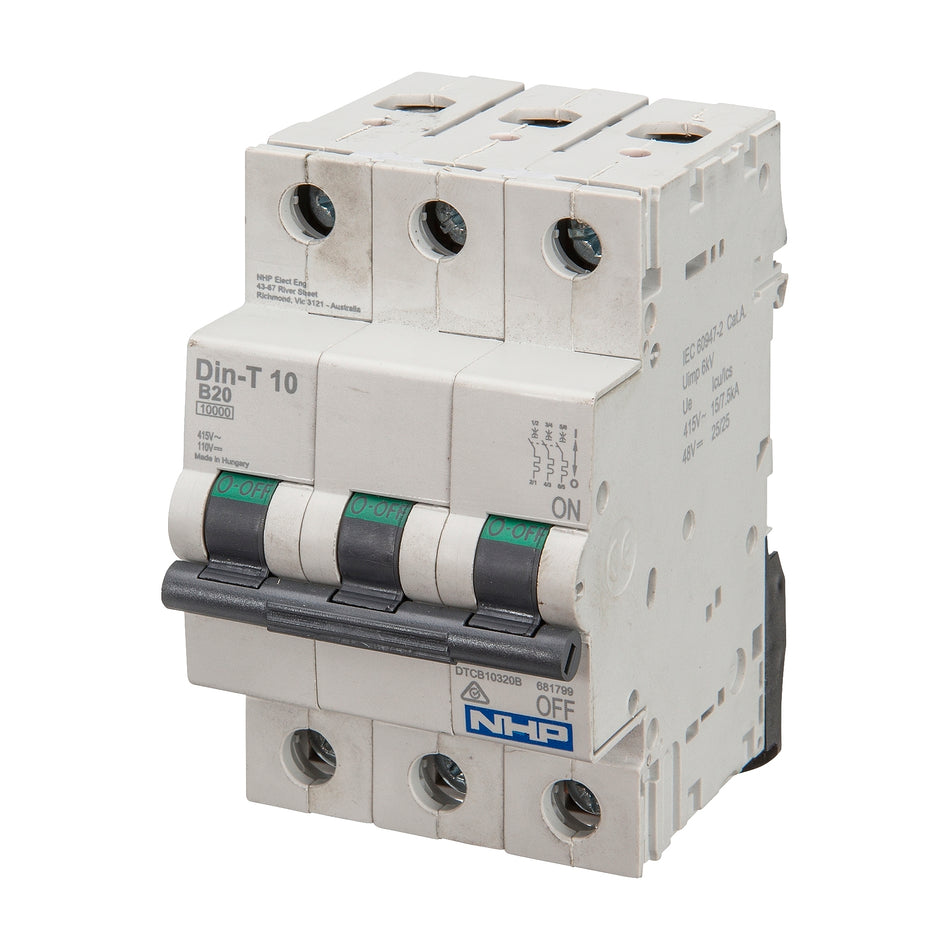 DTCB10350B MCB 10kA 3P B Curve
