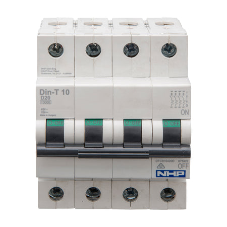 DTCB10440D MCB 10kA 4P D Curve