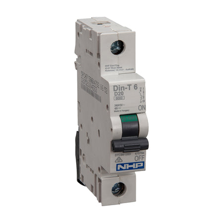 DTCB6102D MCB 6kA 1P D Curve