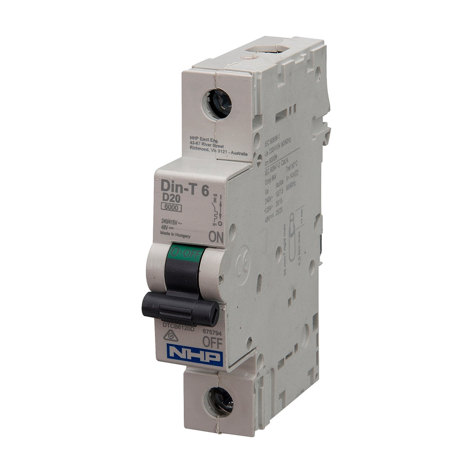 DTCB6150D MCB 6kA 1P D Curve