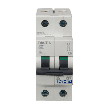 DTCB6240D MCB 6kA 2P D Curve