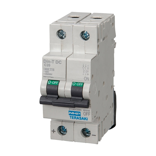 NHP DIN-T Miniature Circuit Breaker DC 6kA 2Pole 16A C Curve***EMAIL/TEXT FOR PRICING***