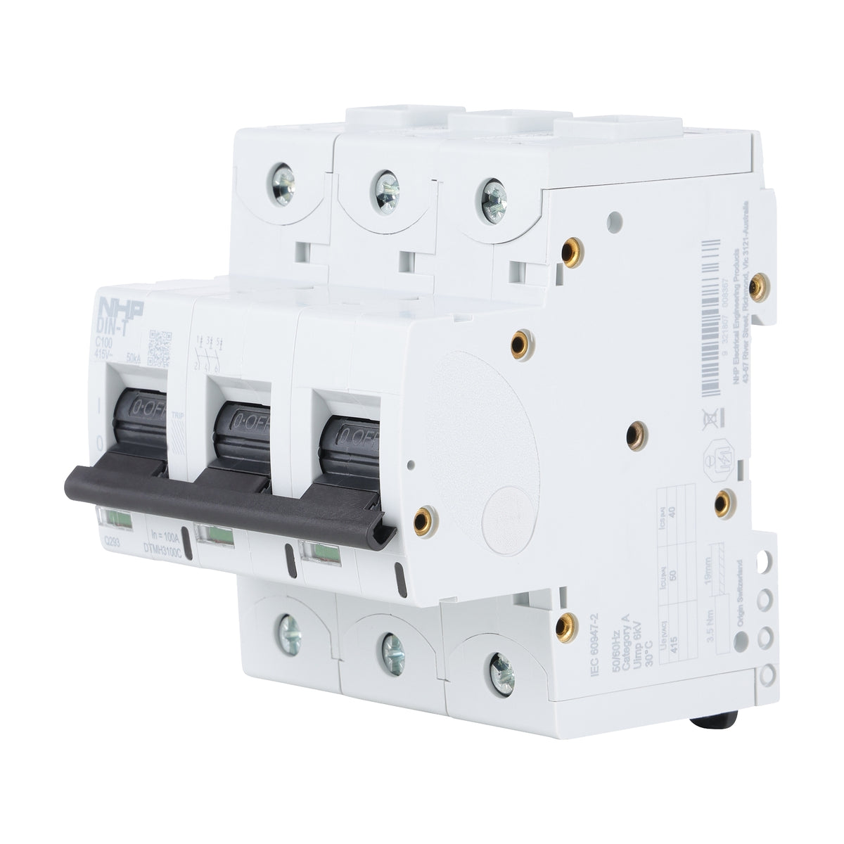 DTMH3100D DIN T Miniature Circuit Breaker