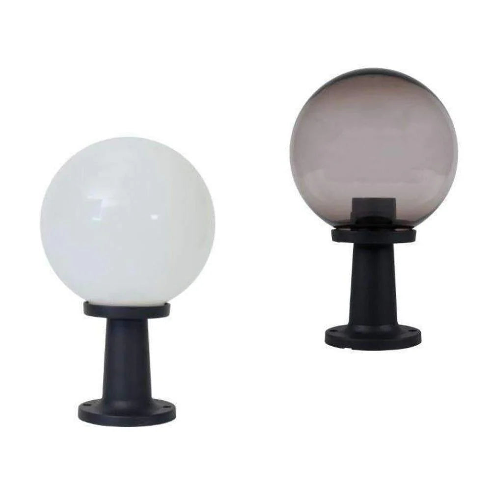 Domus POLYMOUNT - 250mm Polycarbonate Pillar Mount Light Black