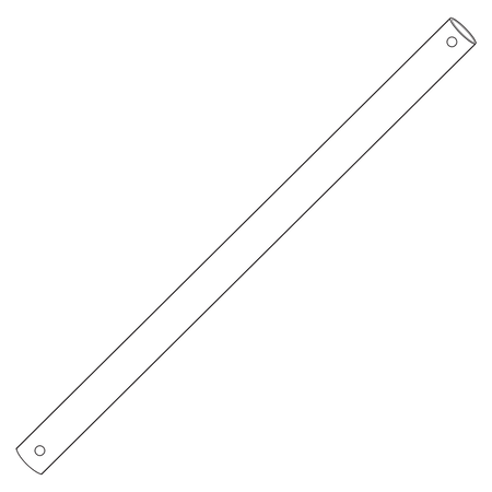 Fresco Ceiling Fan Extension Rod 900mm With Loom White