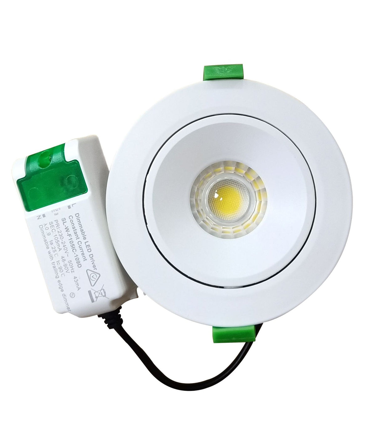 FIREFLY01A LED Gimbal Dimmable Tri-CCT Recessed Downlight