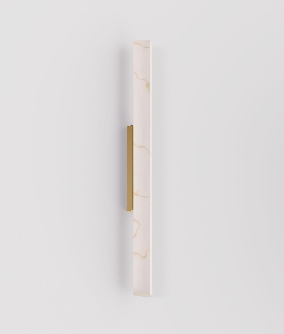 Flecha Interior Angled Faux Marble with Veining Effect Wall Light - Large