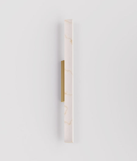 Flecha Interior Angled Faux Marble with Veining Effect Wall Light - Large