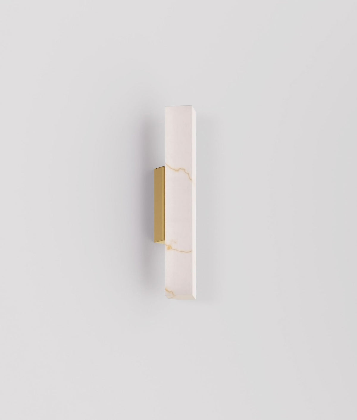 Flecha Interior Angled Faux Marble with Veining Effect Wall Light - Small