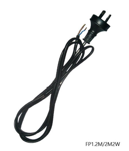 Flex & Plug - Black 1.2m 2 Wire