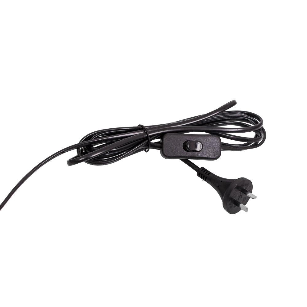 Flex & Plug 2 Core With Inline Switch Black