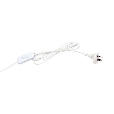 Flex & Plug 2 Core With Inline Switch White