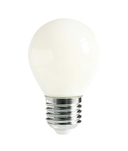 Fancy Round LED Filament Dimmable Frosted Globe (4W) - 2700K / ES (E27)