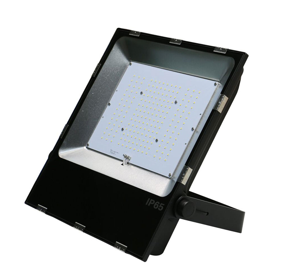 High Output 200W LED Flood Light Black / Cool White