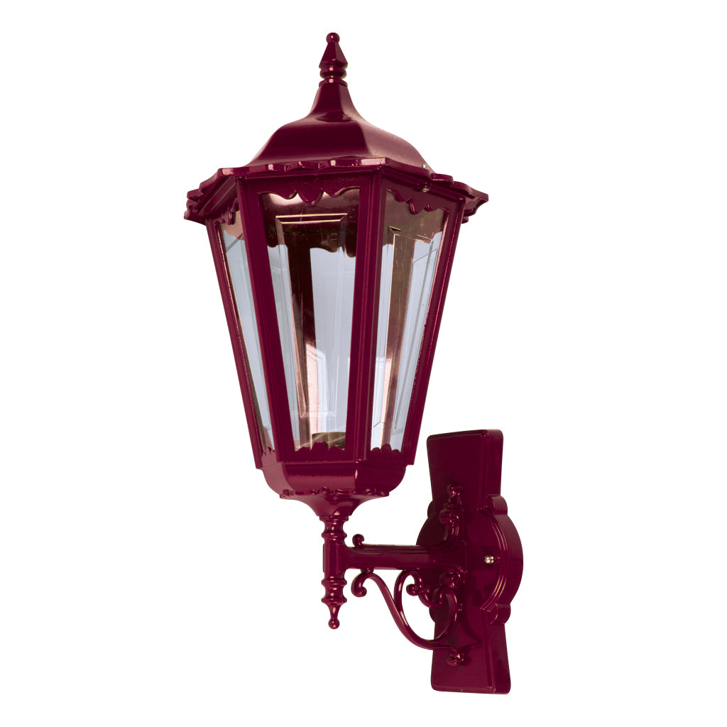 Chester Upward Wall Light Large Burgundy