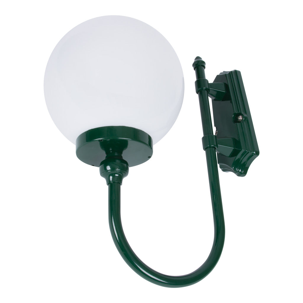 Lisbon 25cm Sphere Wall Light Green