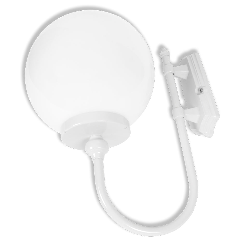 Lisbon 30cm Sphere Wall Light White