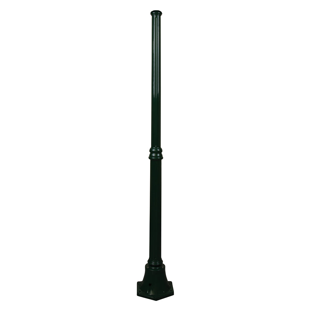 Turin 1.57 Meter Tall Base Exterior Post Green
