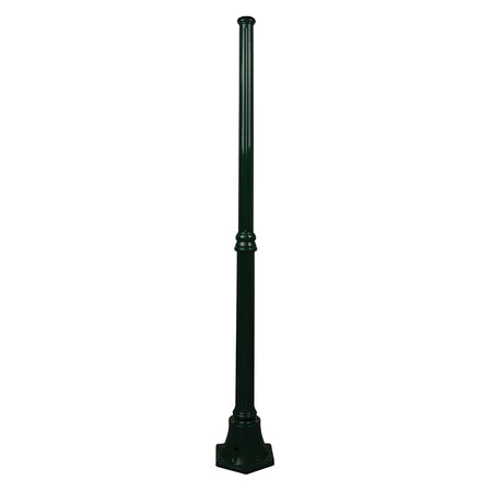 Turin 1.57 Meter Tall Base Exterior Post Green
